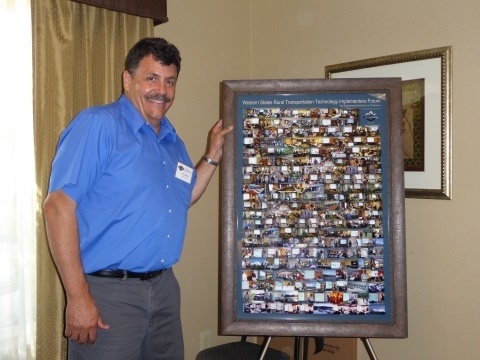 Ian Turnbull is a founder of the Western States Forum. In recognition of his efforts, when he retired he was presented with a framed collage depicting the Forum over the past ten years.
Photo by Leann Koon. Ian Turnbull is a founder of the Western States Forum. In recognition of his efforts, when he retired he was presented with a framed collage depicting the Forum over the past ten years.
Photo by Leann Koon.